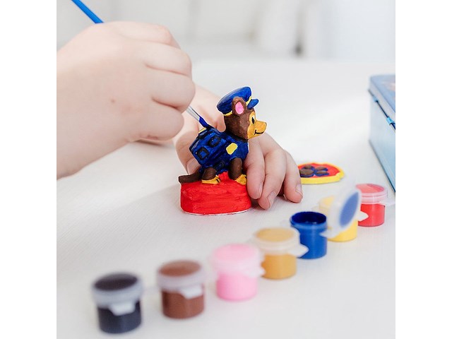 Paw patrol - chase gips - figuur gieten en beschilderen - afbeelding 4 van  4