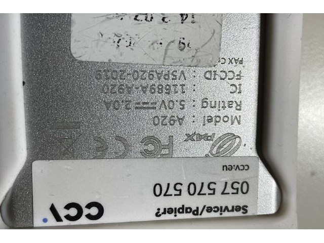 Pax betaalterminal - afbeelding 3 van  3