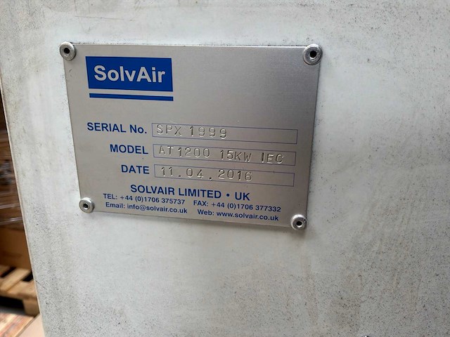 Paxton solvair at1200 industriële luchtblazer - afbeelding 3 van  10