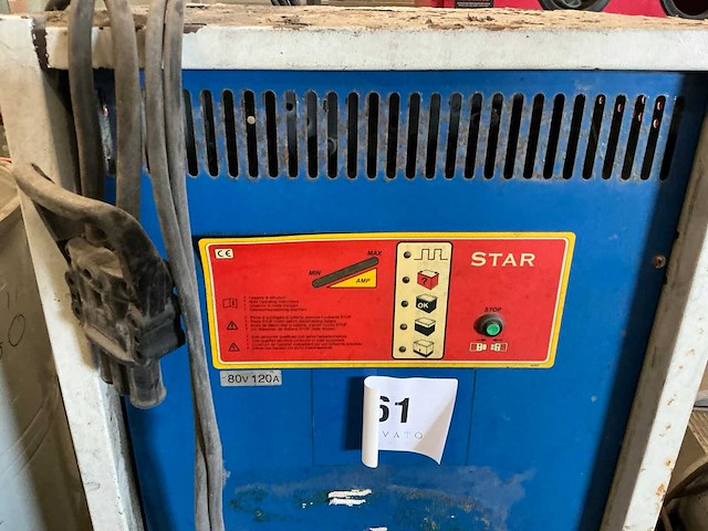 Pbm star 80v 120a batterijlader - afbeelding 2 van  5