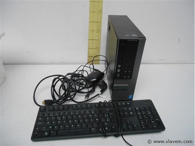 Pc dell optiflex 9020 incl toetsenbord muis kabels - afbeelding 1 van  2