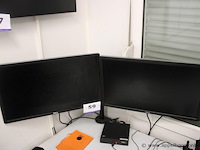 Pc lenovo thinkcenter vv 2 tft-schermen - afbeelding 1 van  2