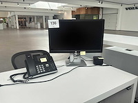 Pc scherm, toetsenbord, printer en telefoon - afbeelding 1 van  5