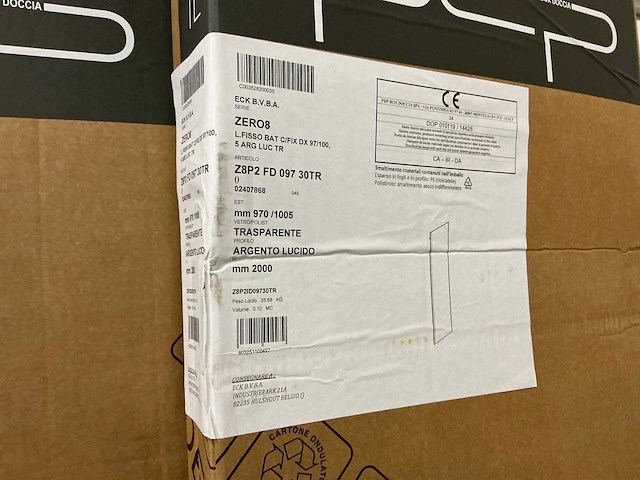 Pdp zero8 douchedeur + douchewand - afbeelding 2 van  3