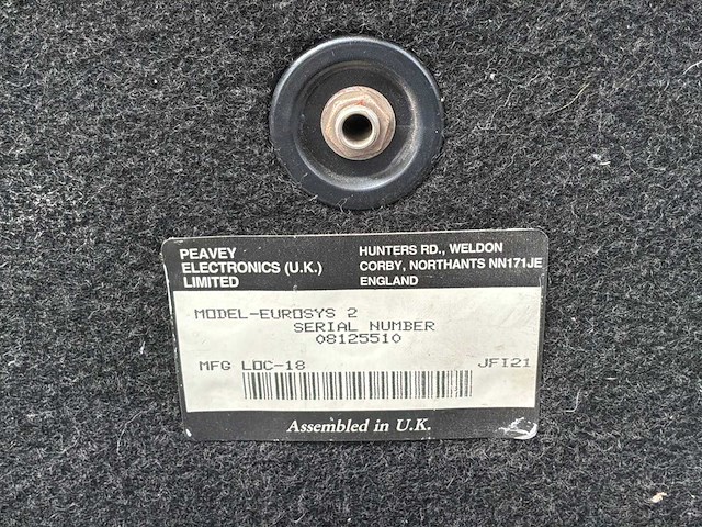 Peavey eurosys 2 luidspreker - afbeelding 4 van  6