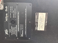 Peavey hisys sub subwoofer - afbeelding 9 van  9