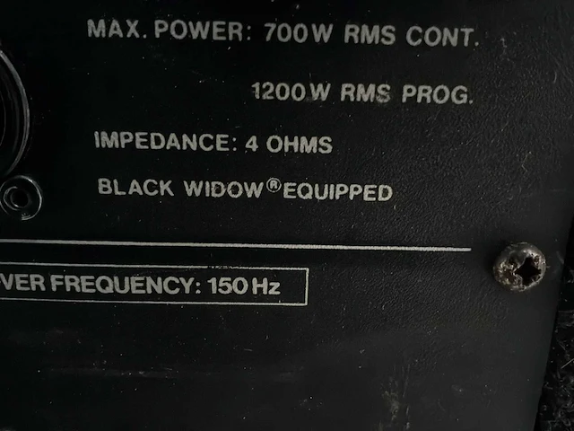 Peavey hisys sub subwoofer - afbeelding 4 van  6