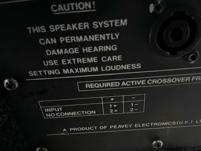 Peavey hisys sub subwoofer - afbeelding 6 van  6