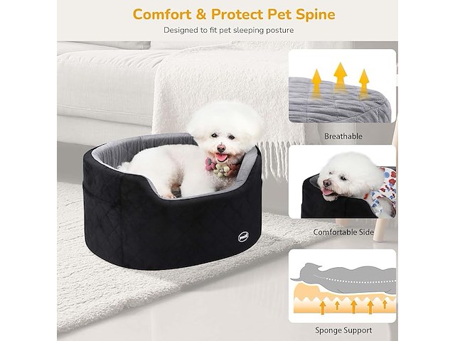 Pecute hondenautostoel voor kleine en middelgrote honden - afbeelding 2 van  5