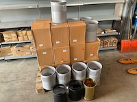 Pedaalemmer aluminium 15 liter (32x) - afbeelding 1 van  7