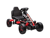 Pedal go-kart voor kinderen, kinder-go-kart van 3 tot 6 jaar met vrijloop - afbeelding 2 van  5