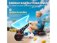 Pedal go-kart voor kinderen, kinder-go-kart van 3 tot 6 jaar met vrijloop - afbeelding 4 van  5