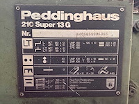 Peddinghaus 210 super 13 pons- en knipmachine - afbeelding 7 van  8
