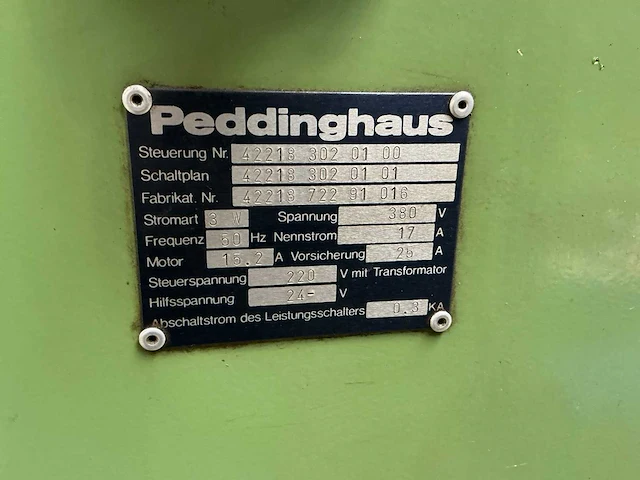 Peddinghaus hydraulic 800 ponsmachine - afbeelding 2 van  12