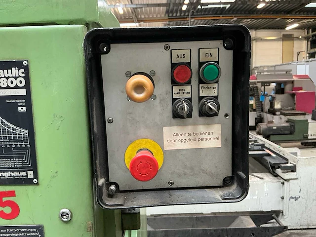 Peddinghaus hydraulic 800 ponsmachine - afbeelding 7 van  12