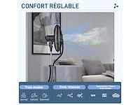 Pedestal fan fogger 90w afstandsbedieningstimer - afbeelding 1 van  1