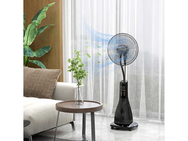 Pedestal fan fogger 90w afstandsbedieningstimer - afbeelding 1 van  5
