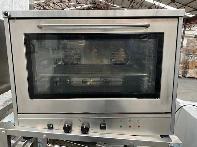 Peeraer professionnele rvs hetelucht oven - afbeelding 1 van  8