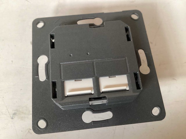 Peha usb wandcontactdoos 2 voudig (21x) - afbeelding 2 van  3