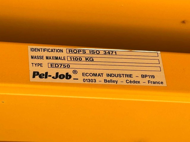 Pel-job - 1999 - ed750 - bandendumper - afbeelding 7 van  43