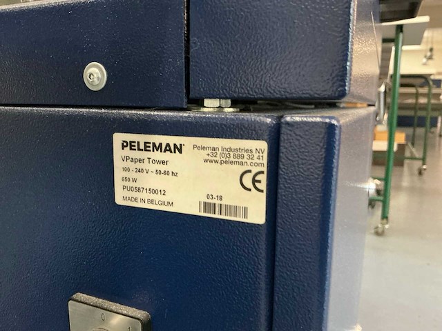 Peleman vpaper tower “lay-flat” machine - afbeelding 6 van  16