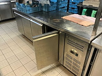 Pelican rvs 4-deurs gekoelde werkbank - afbeelding 1 van  5