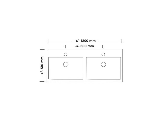 Pelipal - cubic 120 cm - badmeubelset greeploos grafiet structuur - afbeelding 2 van  3