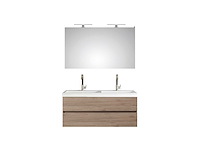 Pelipal - cubic 120 cm - badmeubelset greeploos sanremo eiken - afbeelding 1 van  3