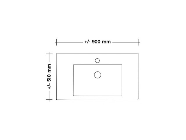 Pelipal - cubic 90 cm - badmeubelset greeploos grafiet structuur - afbeelding 3 van  4