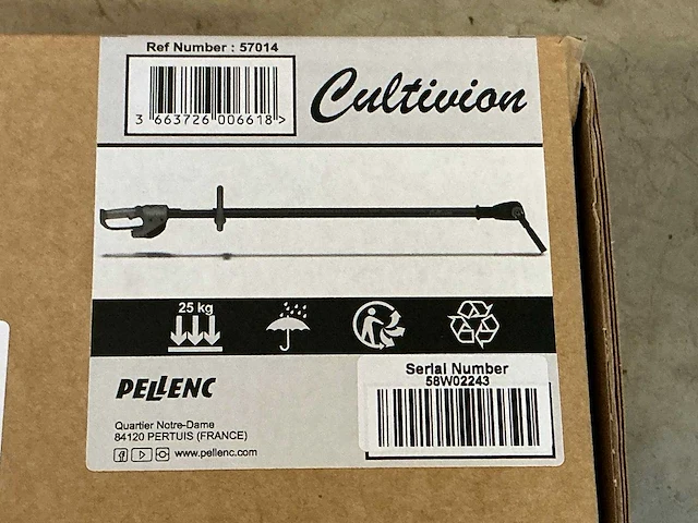 Pellenc cultivion gemotoriseerde accu hak/schoffel - afbeelding 3 van  3