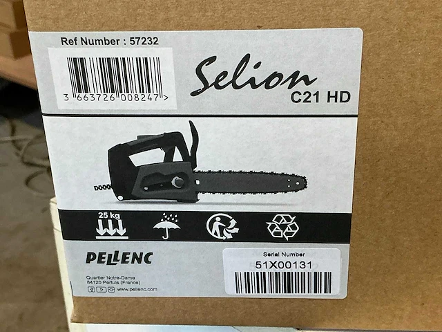 Pellenc selion c21 hd accu kettingzaag - afbeelding 2 van  3
