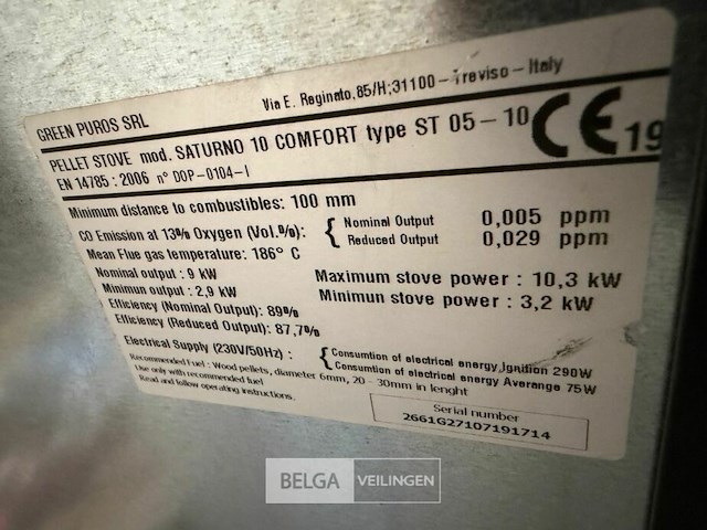 Pelletkachel green puros - afbeelding 7 van  7