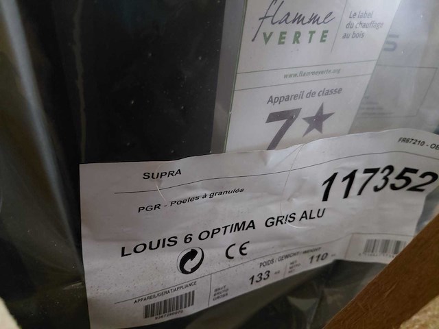 Pelletkachel supra louis 6 optima - afbeelding 3 van  4