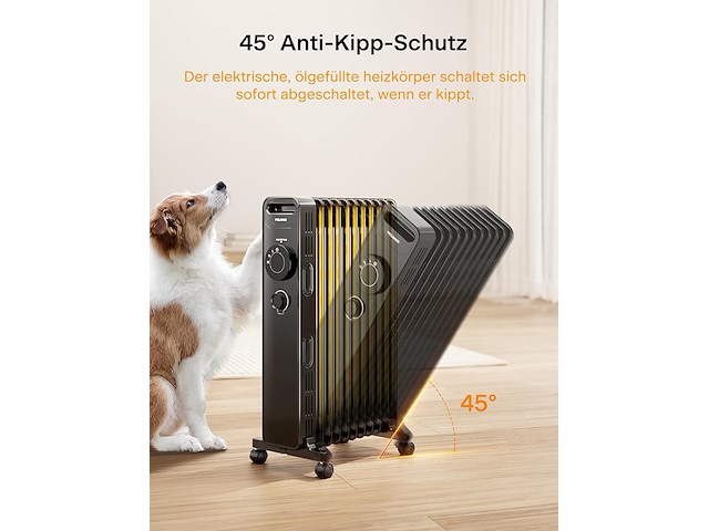 Pelonis oliegevulde radiator - afbeelding 4 van  4