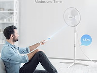 Pelonis vloerventilator met afstandsbediening - afbeelding 5 van  5