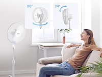 Pelonis vloerventilator met afstandsbediening - afbeelding 4 van  5