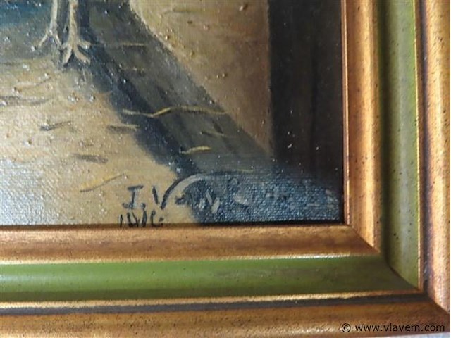 Pendant schilderijen met kippen - afbeelding 5 van  6