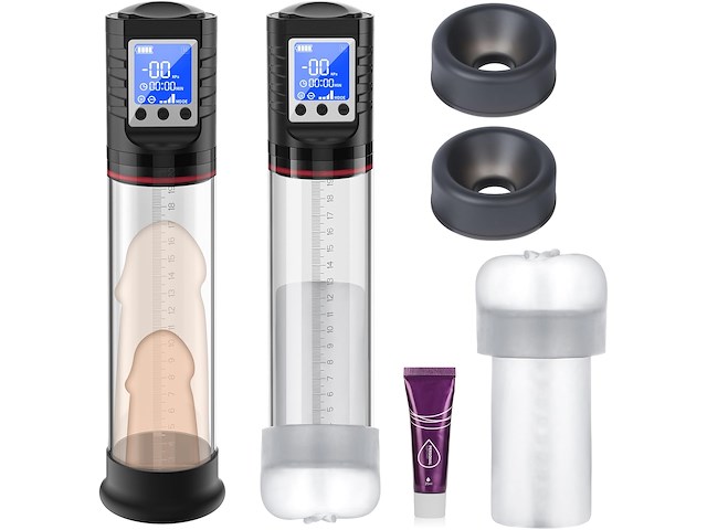 Penispomp , electrische masturbator - afbeelding 1 van  3