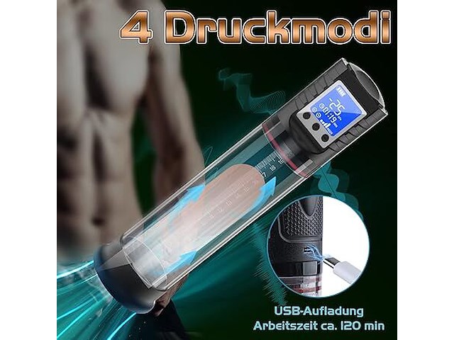 Penispomp , electrische masturbator - afbeelding 2 van  4