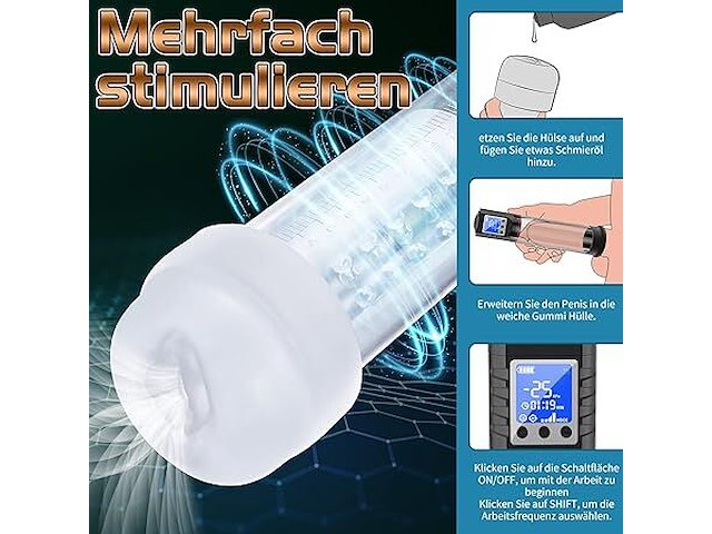 Penispomp , electrische masturbator - afbeelding 3 van  4