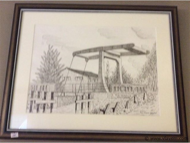Pentekening getekend - afbeelding 1 van  2