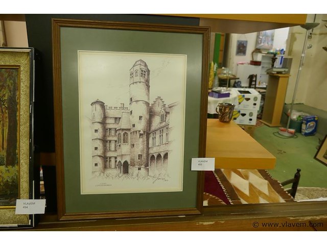 Pentekening - afbeelding 1 van  1