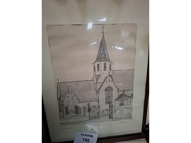 Pentekening - afbeelding 1 van  3