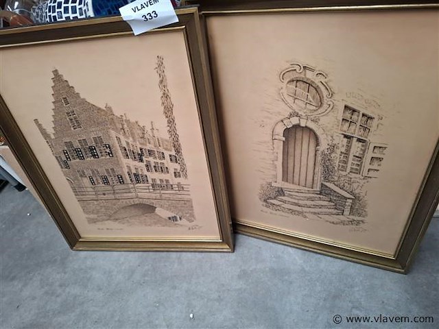 Pentekening - afbeelding 1 van  2