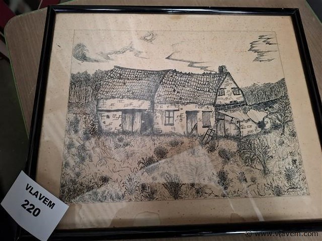Pentekening - afbeelding 1 van  2