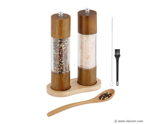 Peper en zout molen set - afbeelding 1 van  4