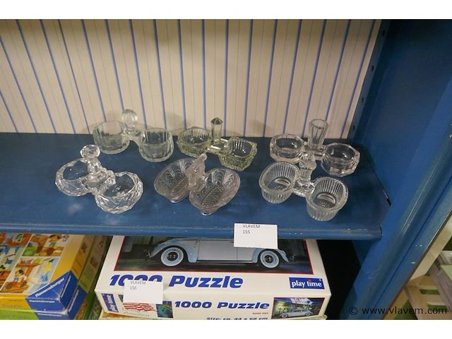 Peper en zoutschaaltjes in glas - afbeelding 1 van  1