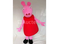 Peppa pig mascotte - afbeelding 1 van  1