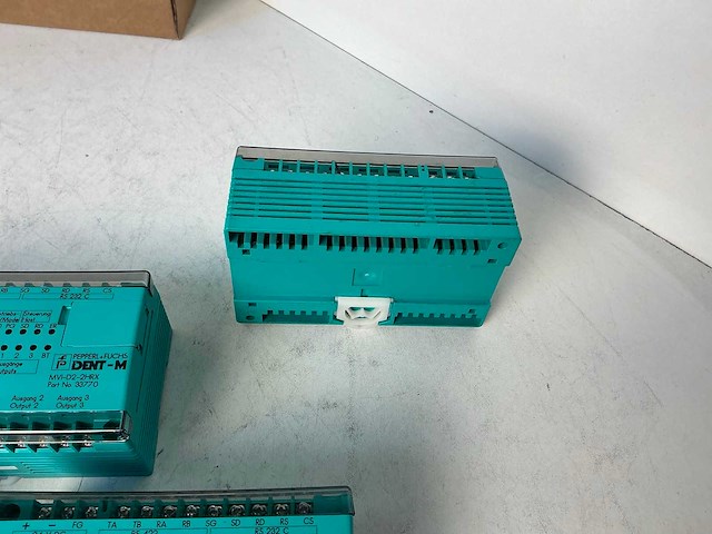 Pepperl+fuchs dent-m mvi-d2-2hrx evaluation unit (5x) - afbeelding 6 van  6