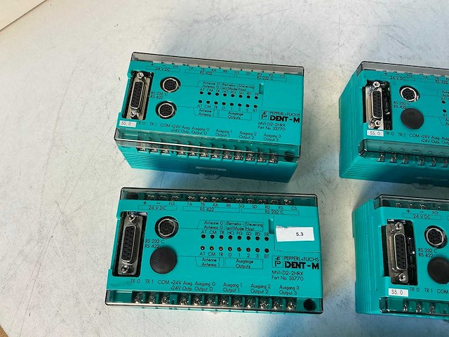 Pepperl+fuchs dent-m mvi-d2-2hrx evaluation unit (5x) - afbeelding 6 van  7